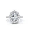 925 Sterling Silver 2.06ct Halo Diamond Ring - Image 6