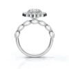 925 Sterling Silver 2.06ct Halo Diamond Ring - Image 7