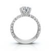 925 Sterling Silver 2.08ct Oval Shape Diamond Ring - Image 6