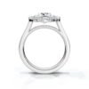 925 Sterling Silver 2.09ct Halo Diamond Engagement Ring - Image 3