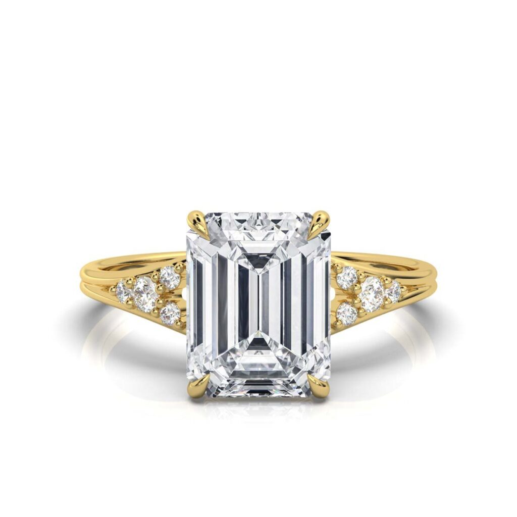 925 Sterling Silver 2.1ct Diamond Engagement Ring
