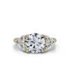 925 Sterling Silver 2.1Ct Diamond Engagement Ring