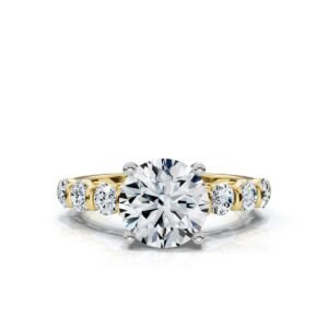 925 Sterling Silver 2.1Ct Diamond Engagement Ring