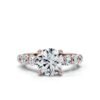 925 Sterling Silver ring with classic engagement style