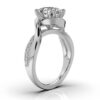Oval engagement ring featuring a 1.8mm band and comfort fit