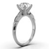 Gold-plated sterling silver ring with classic polished finish