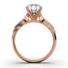 Sterling silver ring with premium CZ diamond stones