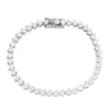 8-inch classic tennis bracelet with a refined, slim profile