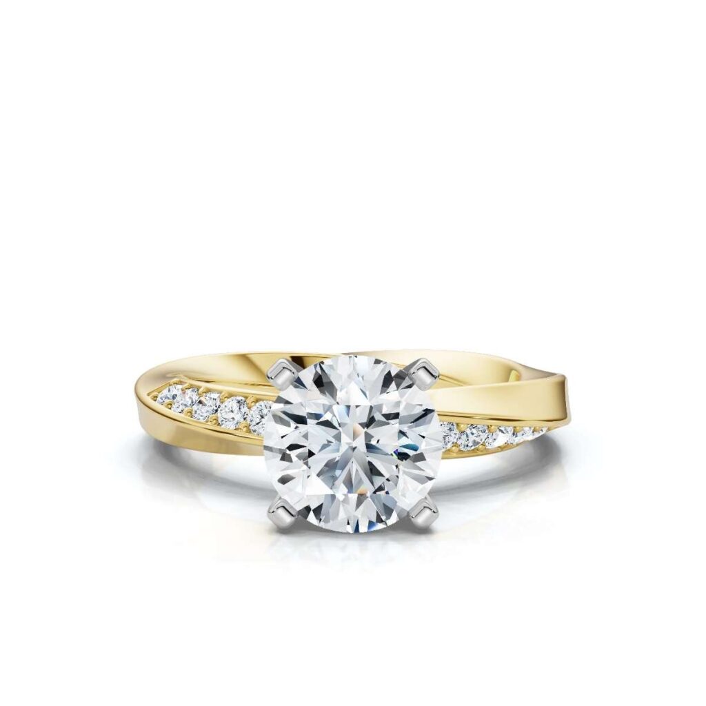 925 Sterling Silver 2.2ct Solitaire Diamond Engagement Ring