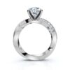 Round Premium CZ Diamond ring with 2.2 carat total weight