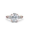 925 Sterling Silver 2.3ct Oval Shape Diamond Enagagement Ring - Image 8