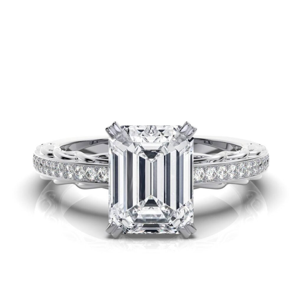 925 Sterling Silver 2.3ct Solitaire Diamond Engagement Ring