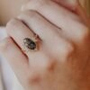 925 Sterling Silver 2.44 ct Long Oval Galaxy Diamond Ring - Image 4