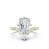 925 Sterling Silver 2.4ct Emerald Cut Diamond Ring - Image 8