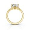 925 Sterling Silver 2.4ct Emerald Cut Diamond Ring - Image 9