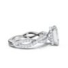 925 Sterling Silver 2.5ct Emerald Cut Diamond Ring - Image 4