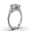 925 Sterling Silver 2.5ct Oval Shape Diamond Engagement Ring - Image 3