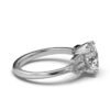 925 Sterling Silver 2.5ct Oval Shape Diamond Engagement Ring - Image 4