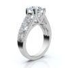 Gold-plated sterling silver ring with a refined, timeless design