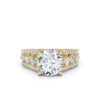 Elegant round shape diamond ring with balanced sparkle and detail