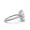 925 Sterling Silver 2.5Ct Round Shape Diamond Ring - Image 3