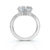 925 Sterling Silver 2.5Ct Round Shape Diamond Ring - Image 4