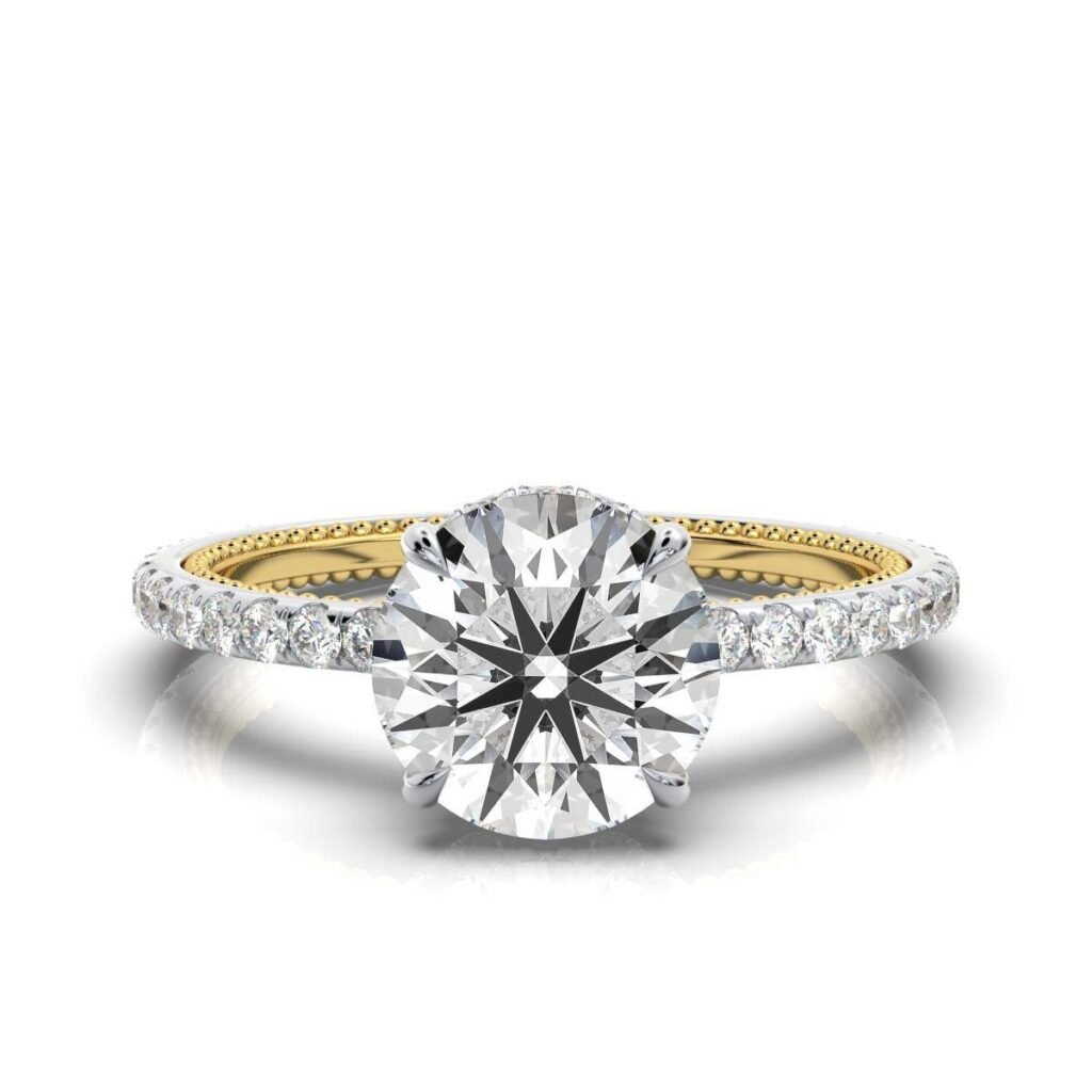 925 Sterling Silver 2.5ct Solitaire Diamond Engagment Ring