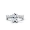 925 Sterling Silver 2.5ct Solitaire Diamond Ring