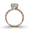 925 Sterling Silver 2.6ct Emerald Cut Diamond Engagement Ring - Image 9