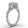 925 Sterling Silver 2.6ct Oval Shape Diamond Engagement Ring - Image 3