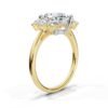 925 Sterling Silver 2.6ct Oval Shape Diamond Engagement Ring - Image 3