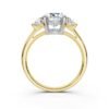 925 Sterling Silver 2.6ct Oval Shape Diamond Engagement Ring - Image 5