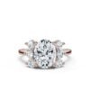 925 Sterling Silver 2.6ct Oval Shape Diamond Engagement Ring - Image 9