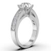 925 Sterling Silver ring with polished gold plating finish