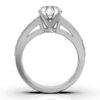 2.6ct ring design in 925 Sterling Silver and gold plating