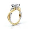 925 Sterling Silver 2.6ct Three Stone Diamond Ring - Image 5