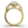 925 Sterling Silver 2.6ct Three Stone Diamond Ring - Image 7