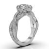 Sterling silver ring with refined 2mm band height