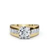 925 Sterling Silver 2.8ct Diamond Engagement Ring