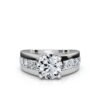 925 Sterling Silver 2.8ct Diamond Engagement Ring - Image 7