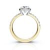 925 Sterling Silver 2.8ct Oval Shape Diamond Engagement Ring - Image 5