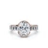 925 Sterling Silver 2.8ct Oval Shape Diamond Engagement Ring - Image 8