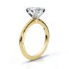 925 sterling silver ring finished with rhodium and a slim band