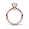 Sterling silver engagement ring designed around a striking oval stone