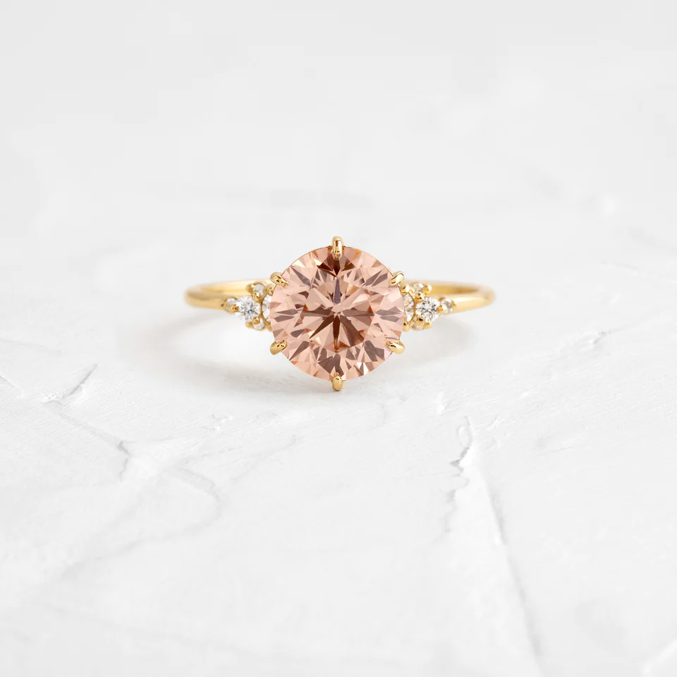 925 Sterling Silver 2ct Round Cut Diamond Ring