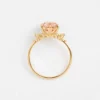 925 Sterling Silver ring with pave-set premium CZ diamond stones