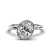 Solitaire ring with clean classic setting and refined styling