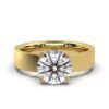 Diamond engagement ring featuring F colour and VS2 clarity