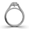 2ct oval Premium CZ diamond ring in 925 Sterling Silver
