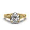 Elegant solitaire ring with simple 925 Sterling Silver design